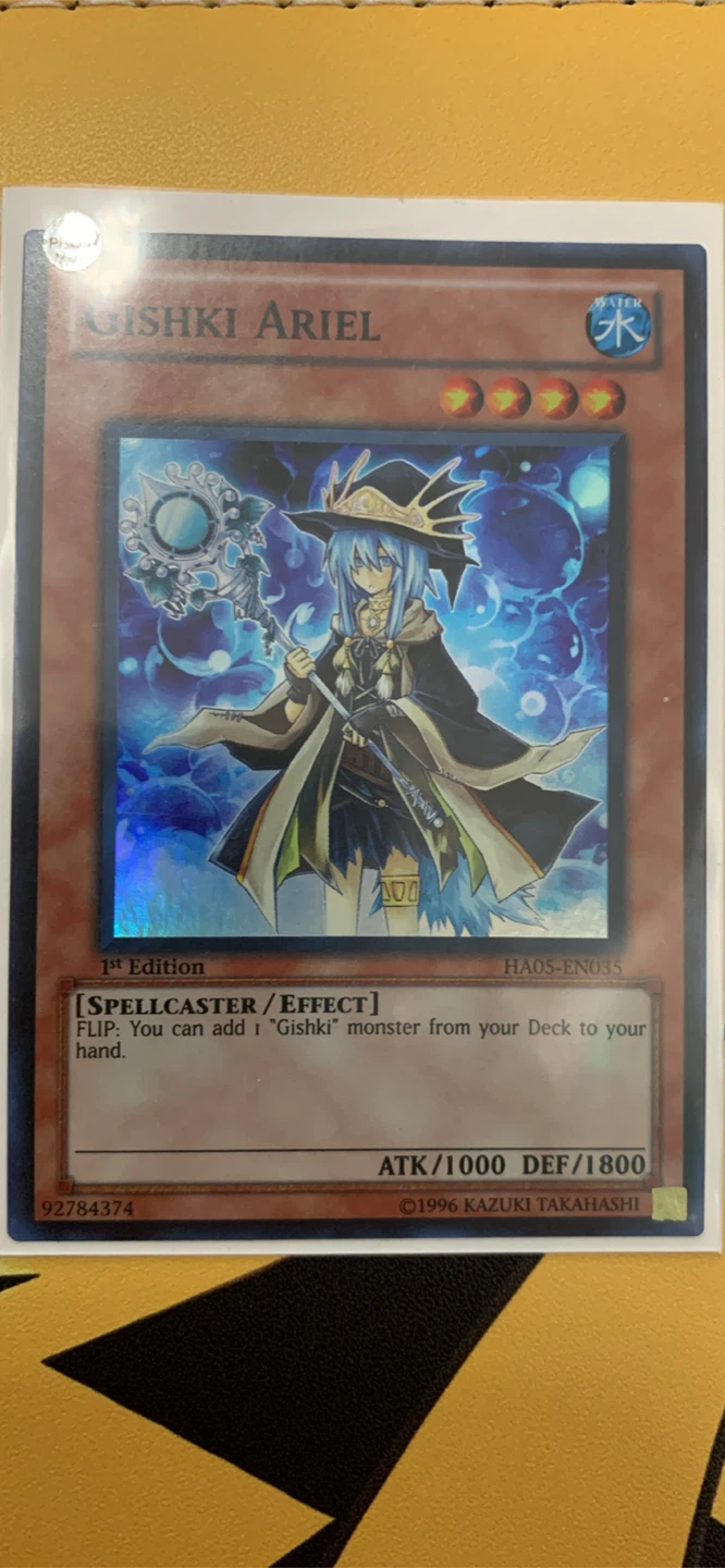 Yu-Gi-Oh! Gishki Ariel Card - photo 2