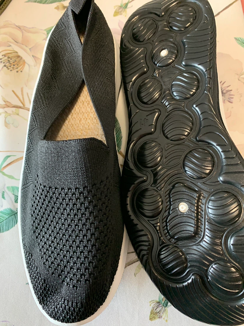 Black Slip-On Sneakers
