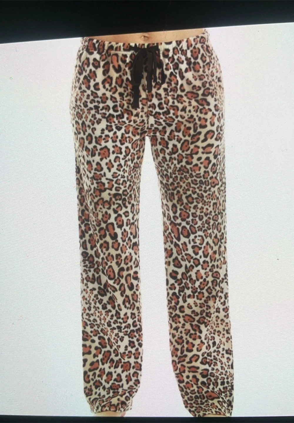 Soft Leopard Print Pajama Pants 2x NEW IN ORIGINAL PACKAGING