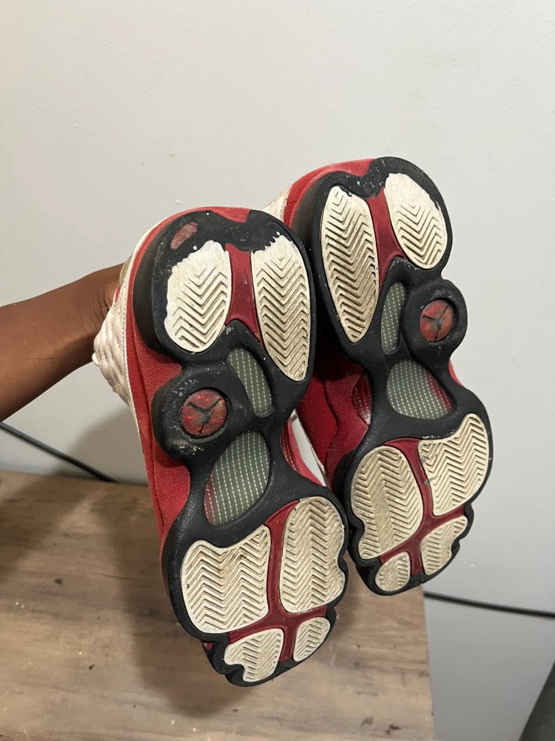 Air Jordan 13 Retro "White Red" Sneakers - photo 4