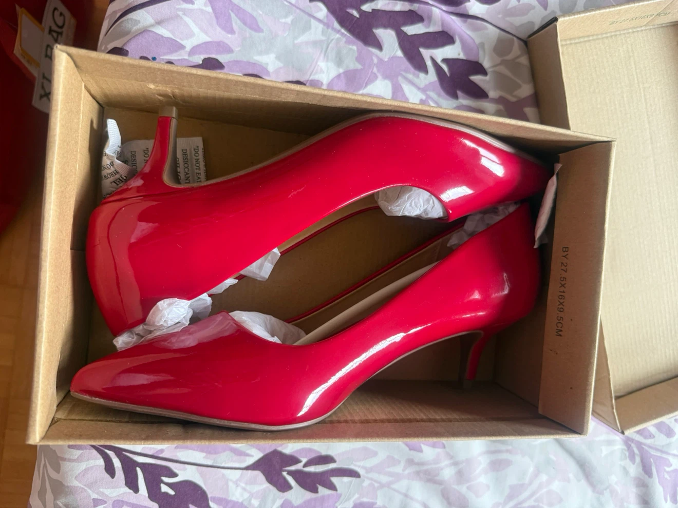Classification Red Patent Leather Heels - Size 8 - photo 2