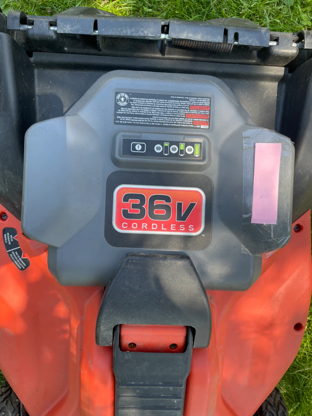 battery lawnmower, delivery - photo 2