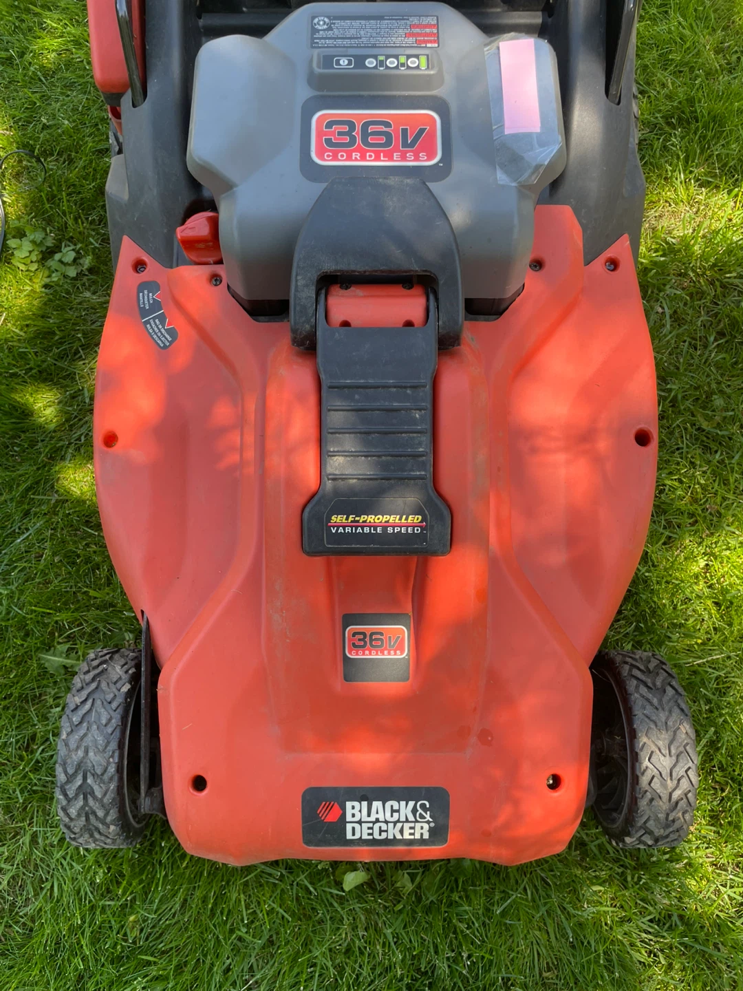 battery lawnmower, delivery - photo 3