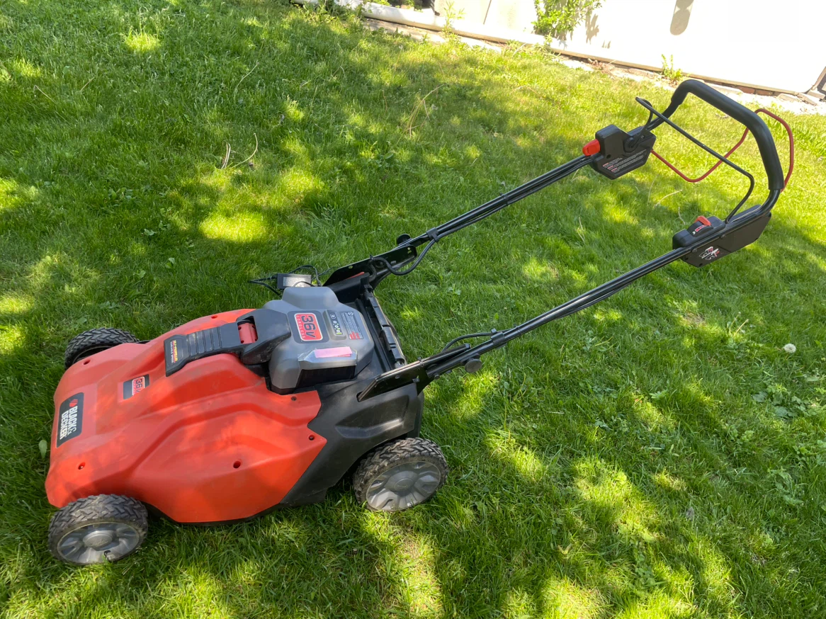 battery lawnmower, delivery - photo 4