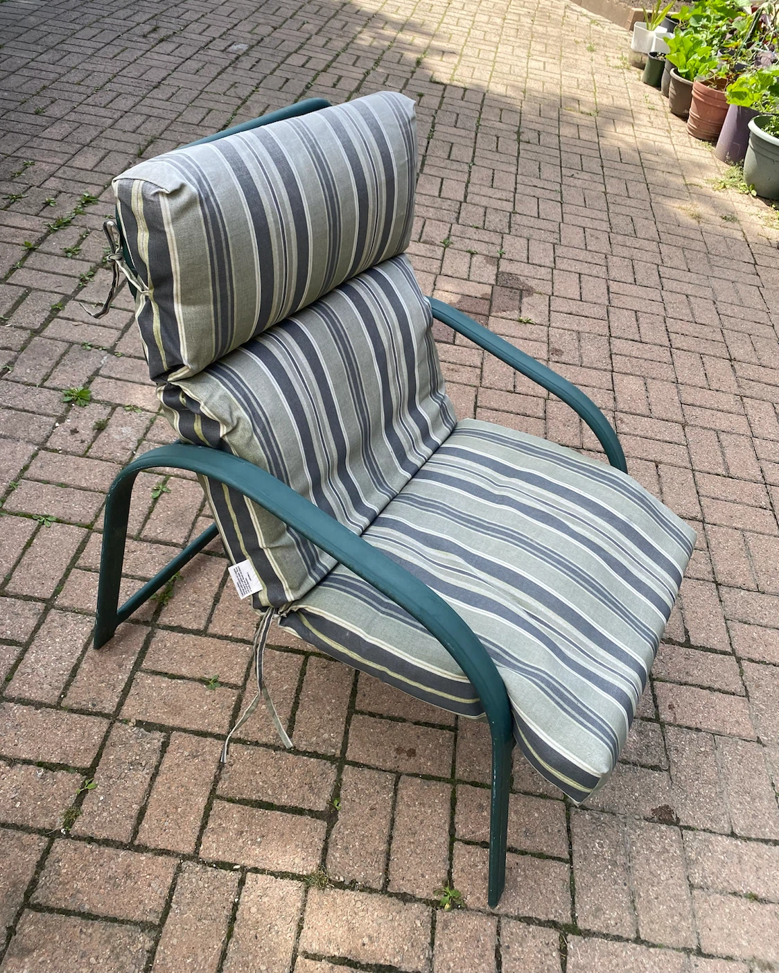 Outdoor Patio Chairs with Cushions - Set of 2 - photo 4