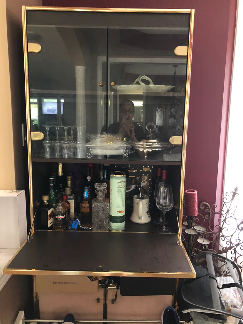 3pc. Wall unit - Display cabinet