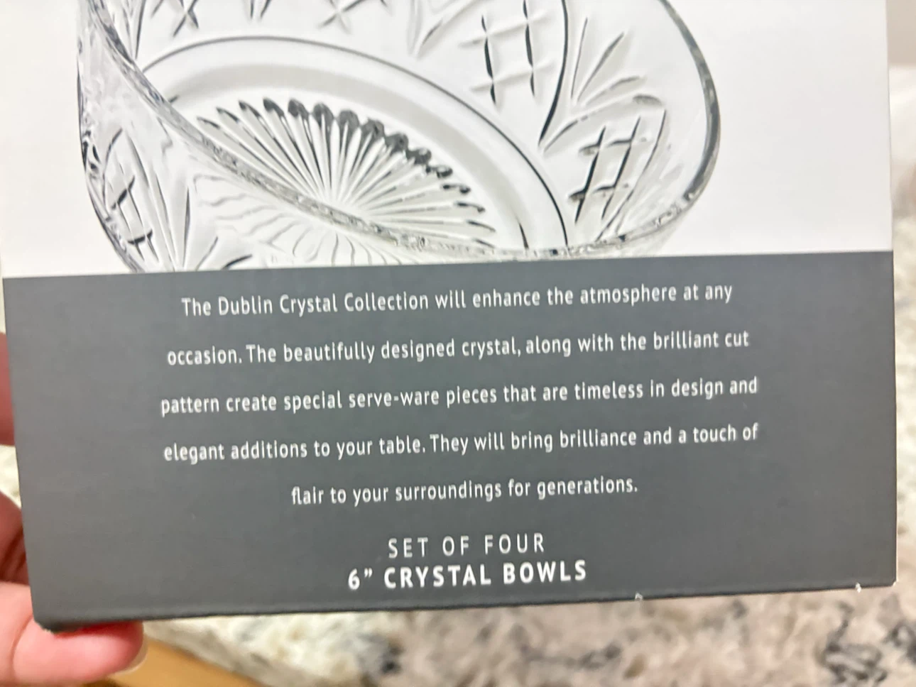Dublin Collection Crystal Bowls - Set of 4 - photo 2