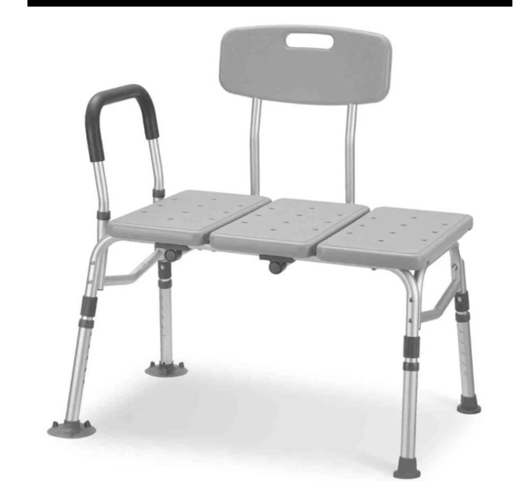 New Bath Shower Chair with Backrest and Armrest
