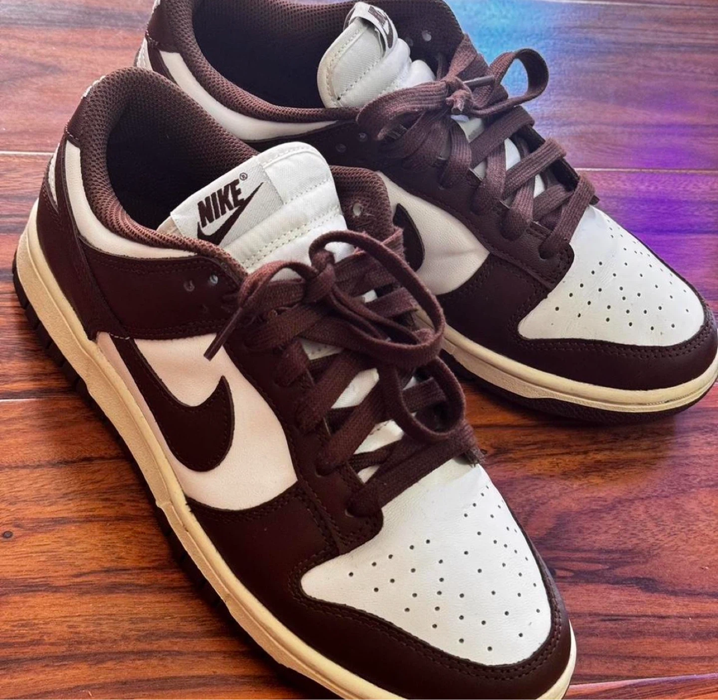Nike Brown Dunk Lows - photo 2