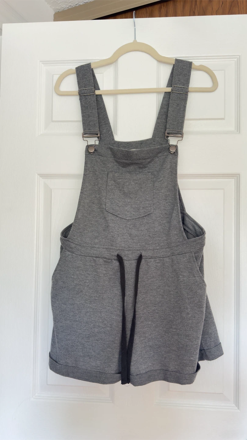 Grey Romper Overalls