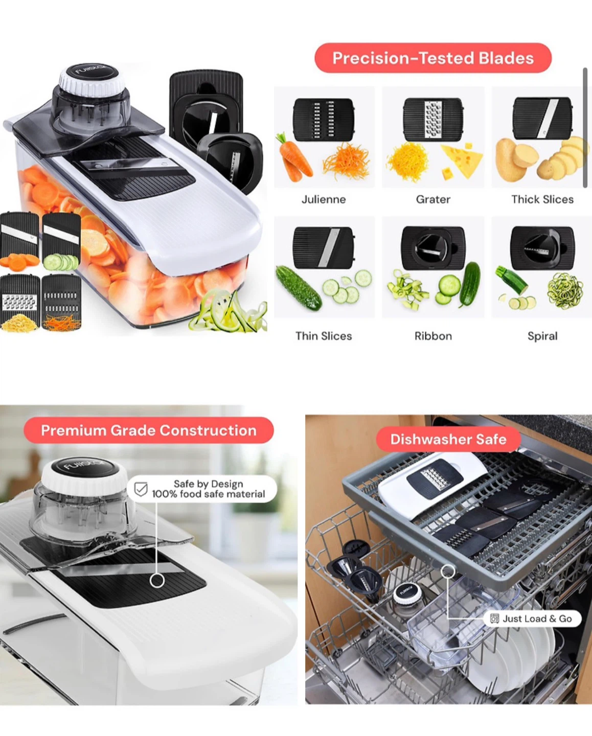 6 in 1 Vegetable Slicer