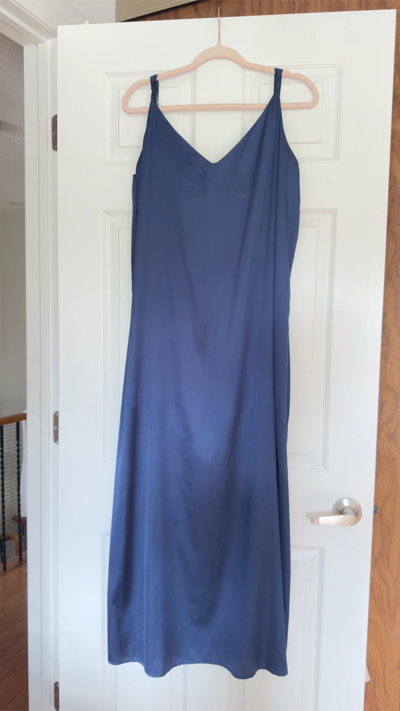 Navy Blue Slip Dress