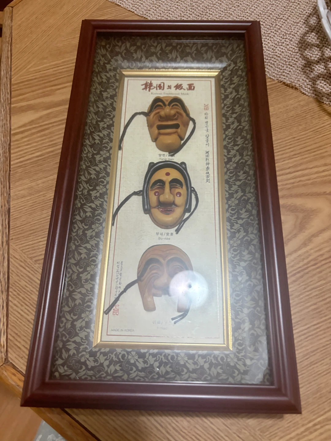 Framed Korean Traditional Mask Series - photo 3