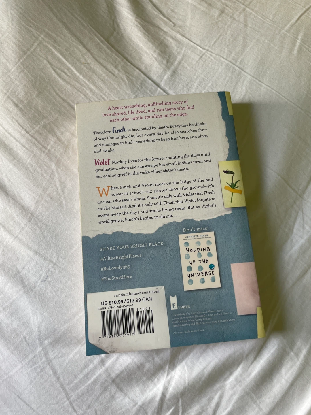 All the Bright Places - young adult novel - photo 2