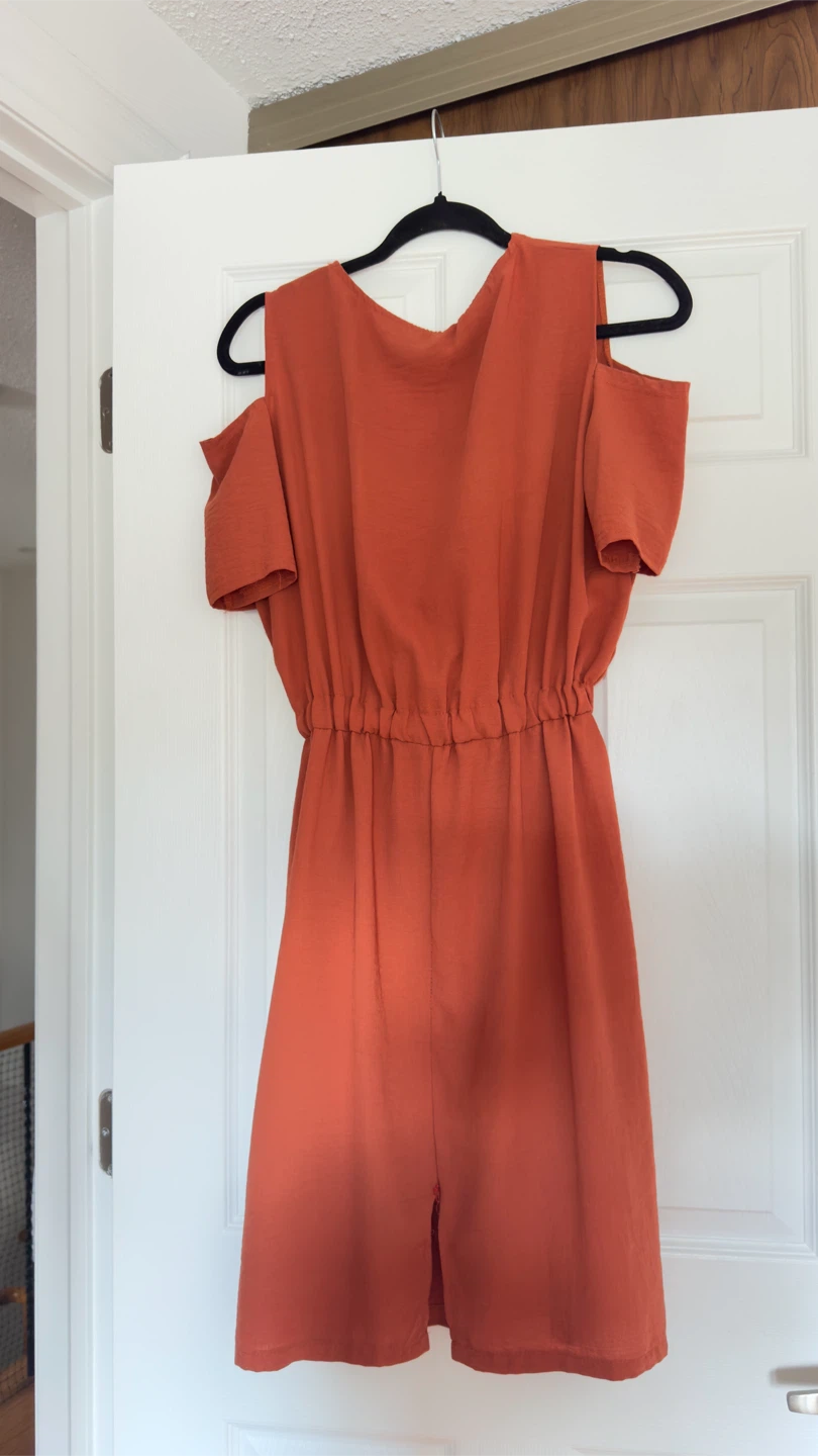 Salvatore Ferragamo Shoulder Orange Dress - photo 2