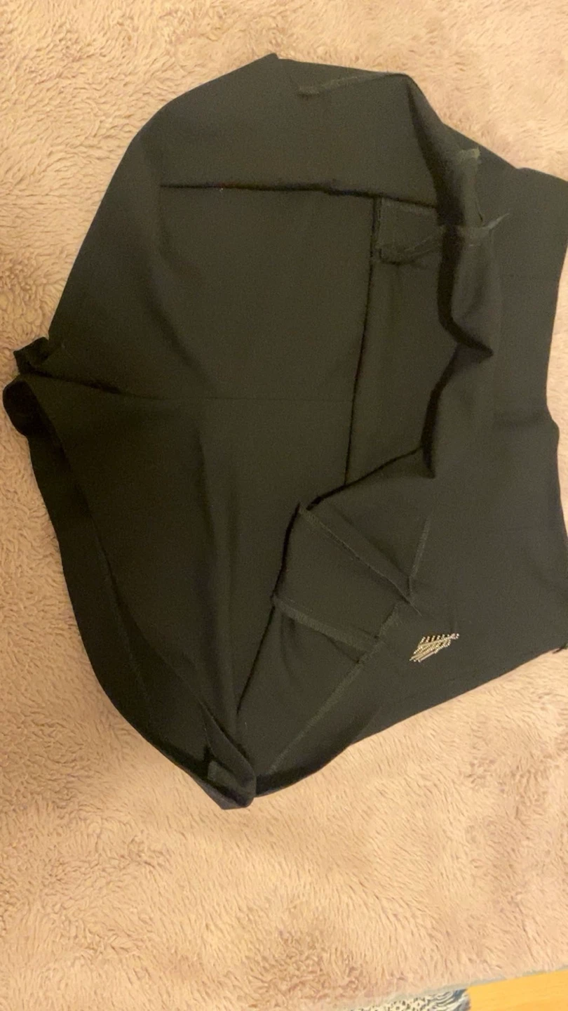 ZARA Black Beaded Skort - photo 3