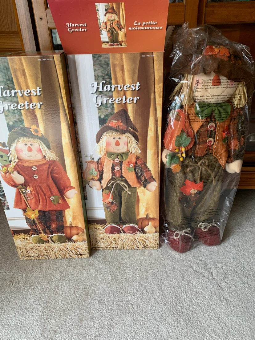 Harvest Greeter Scarecrow Decoration