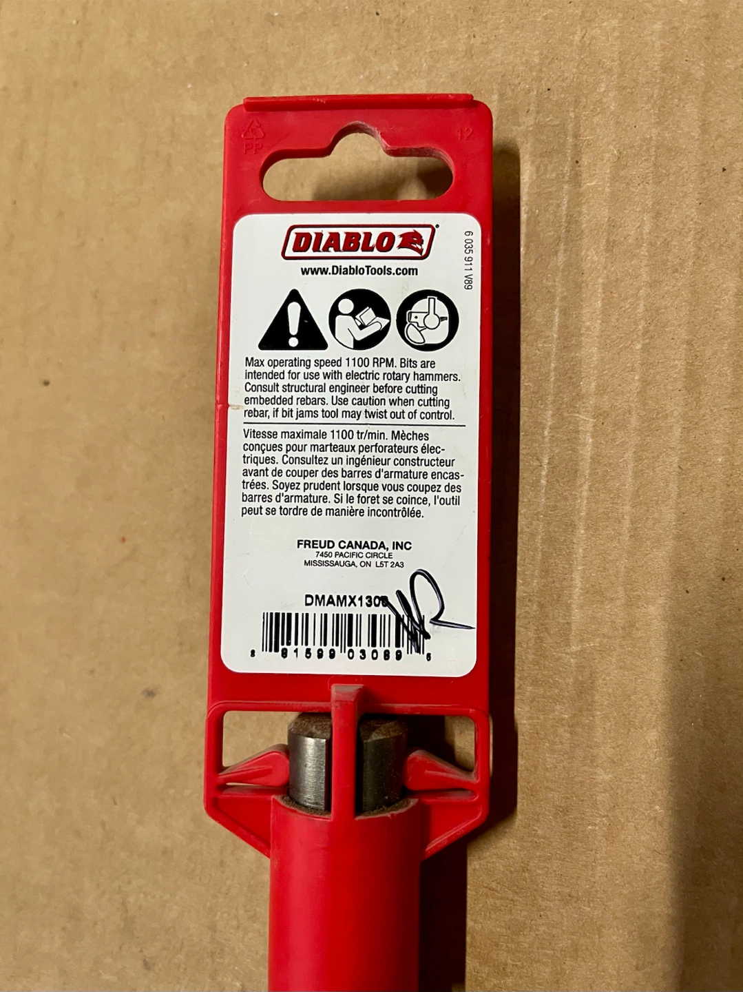 🇩🇪 NEW Diablo Rebar Demon Hammer Bit 1-1/4" x 16" x 21" - photo 3