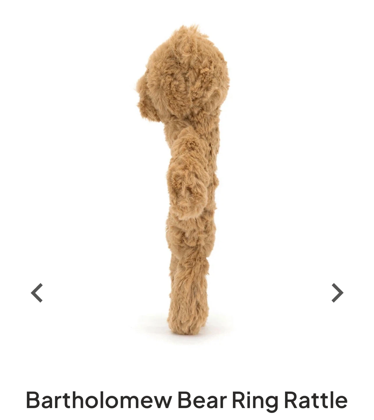Baby Jellycat Bartholomew Bear Ring Rattle - photo 3