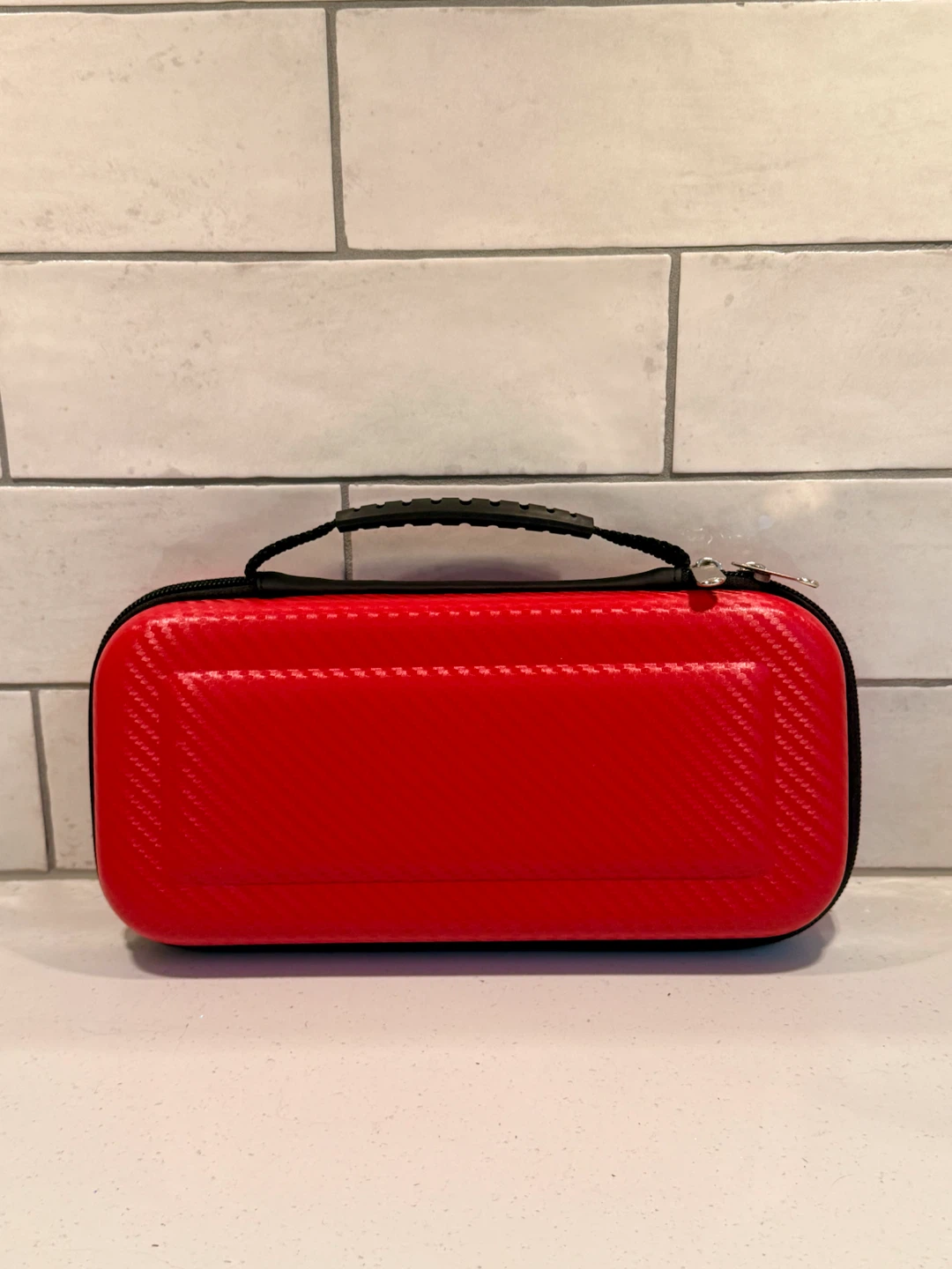 NEW! Nintendo Switch Case Red Hard Shell Carrying Travel Case