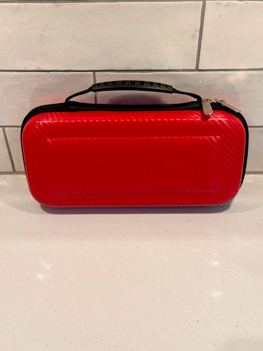 NEW! Nintendo Switch Case Red Hard Shell Carrying Travel Case - photo 2