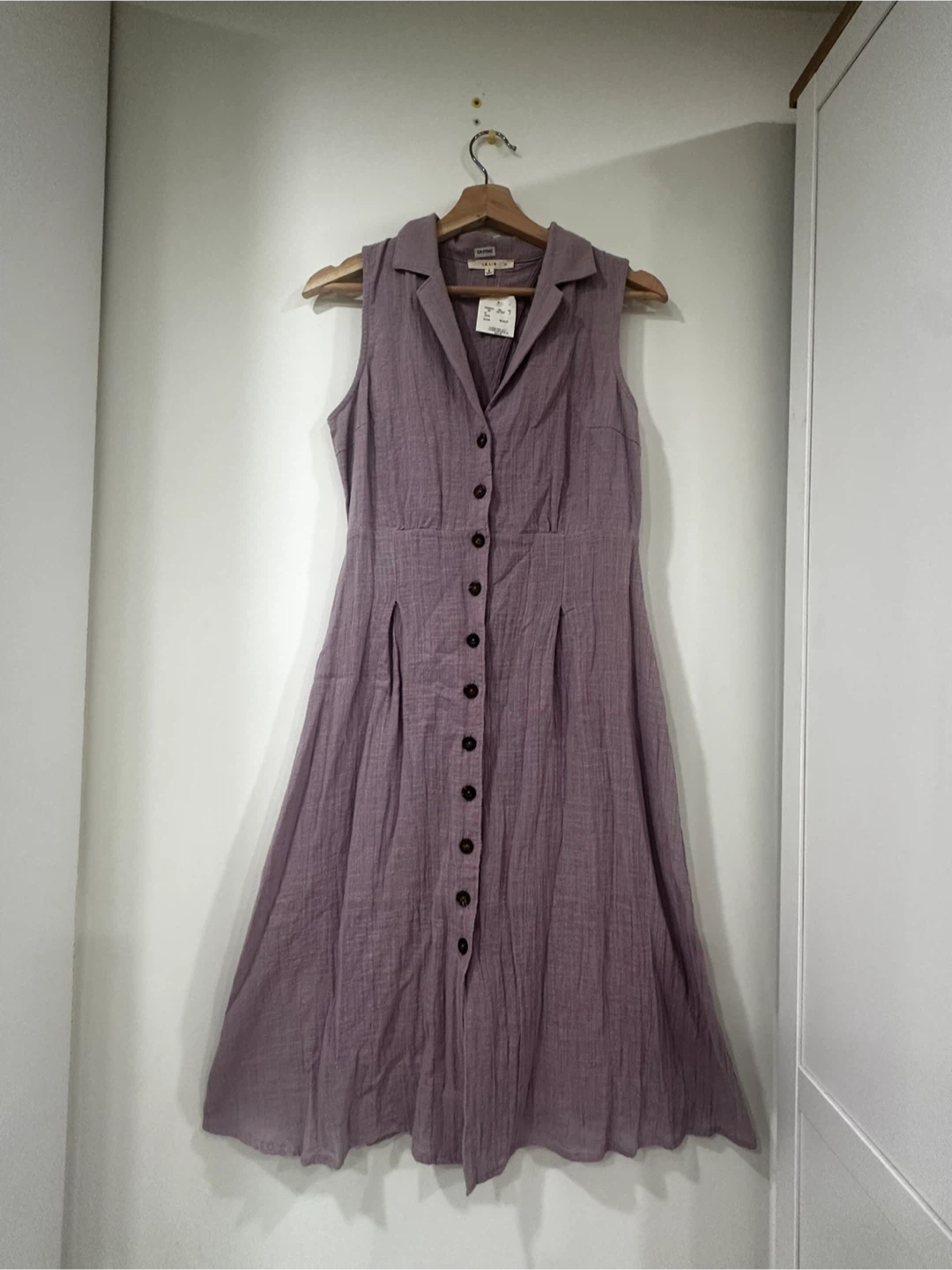 LE LIS Sleeveless Button-Front Dress - photo 2