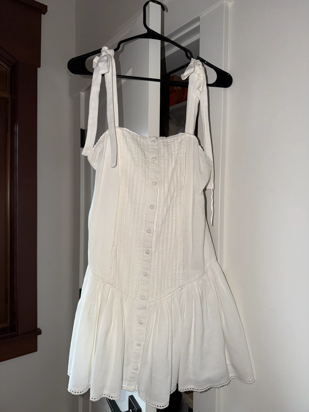 White Linen Dress - photo 2