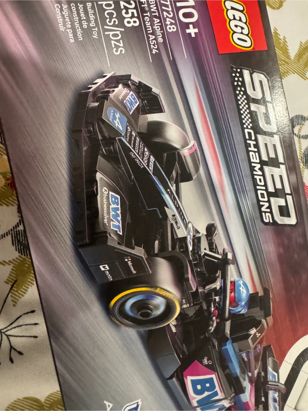 LEGO Speed Champions BWT Alpine F1 Team 2021 Car Set 77248