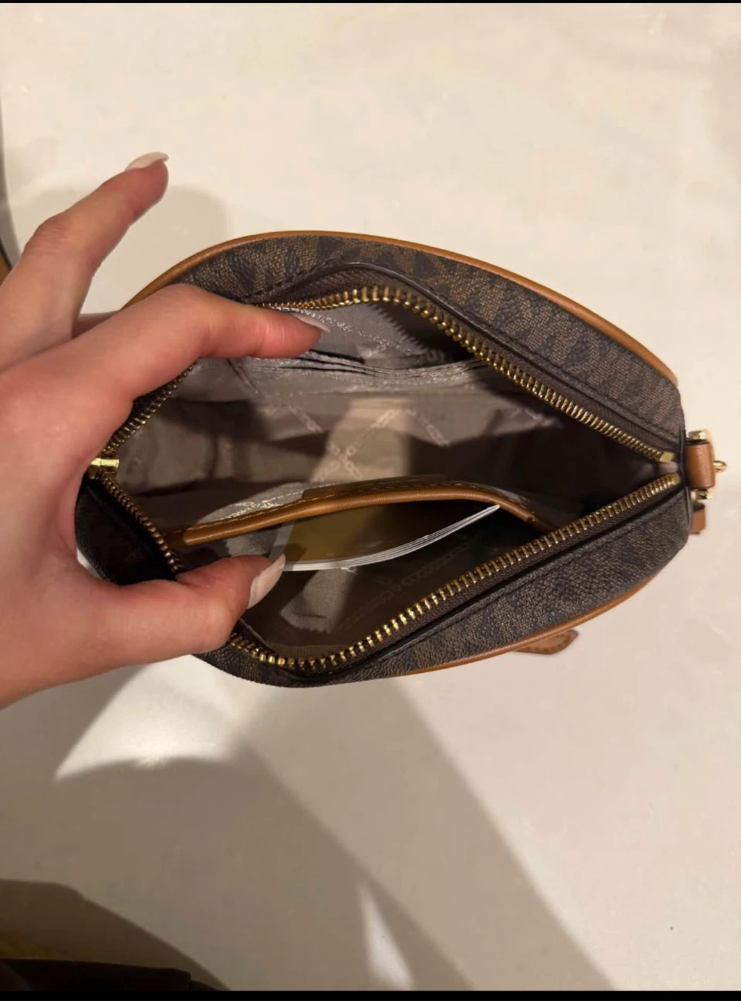 Michael Kors Signature Monogram Camera Bag - photo 4