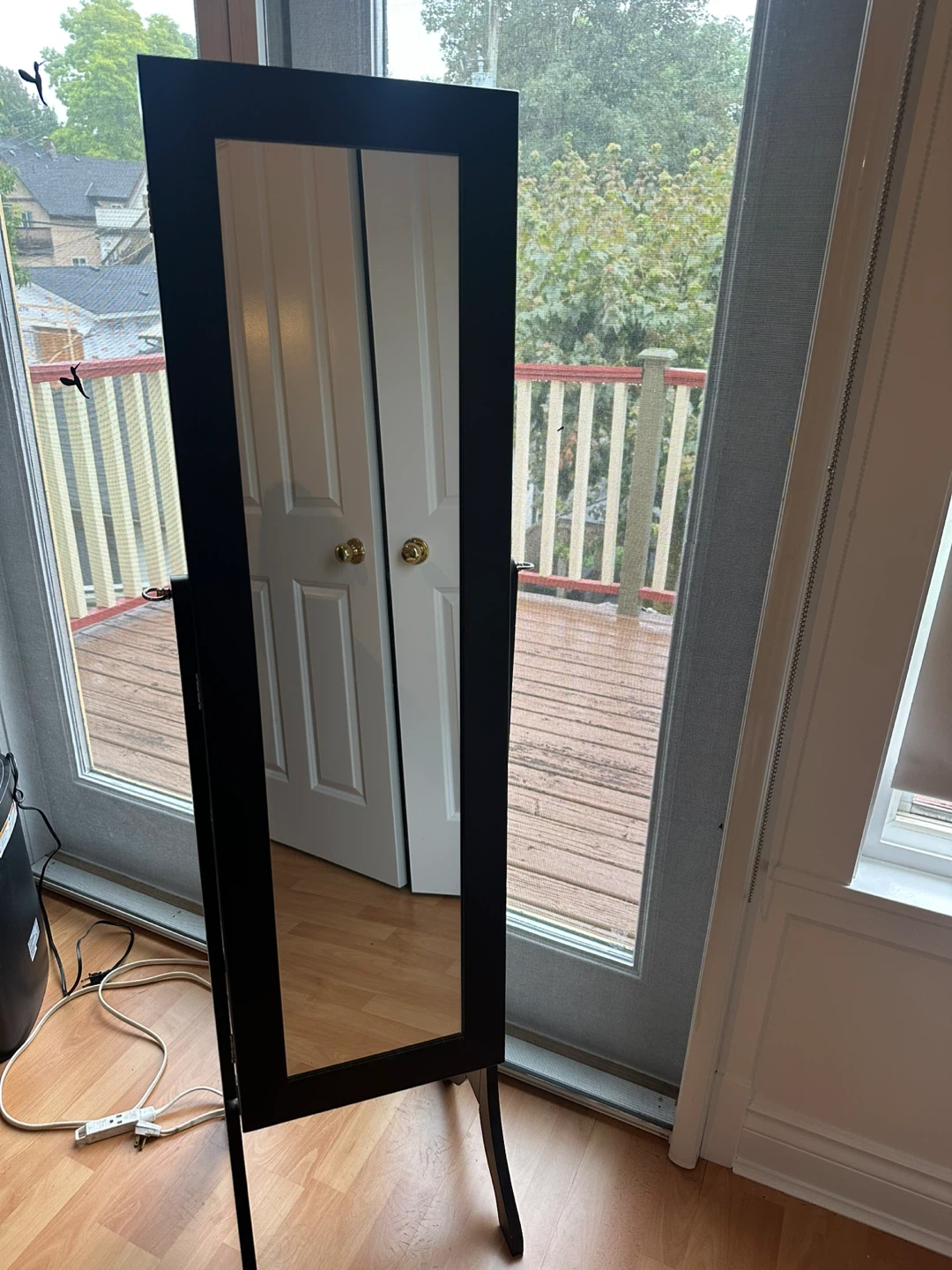 Standing Jewelry Armoire with Full-Length Mirror - photo 2