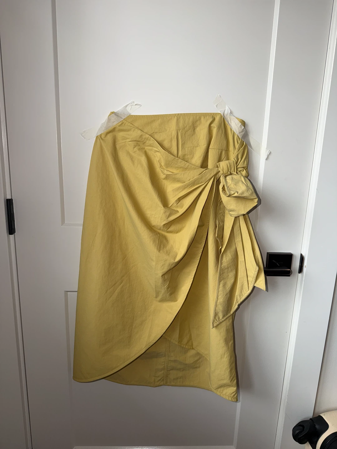Yellow Wrap Skirt