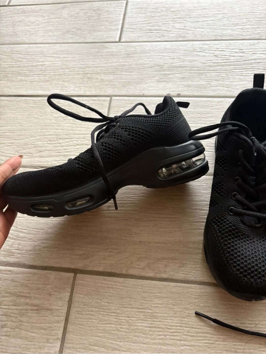 Black AIR Chunky Sneakers - photo 2