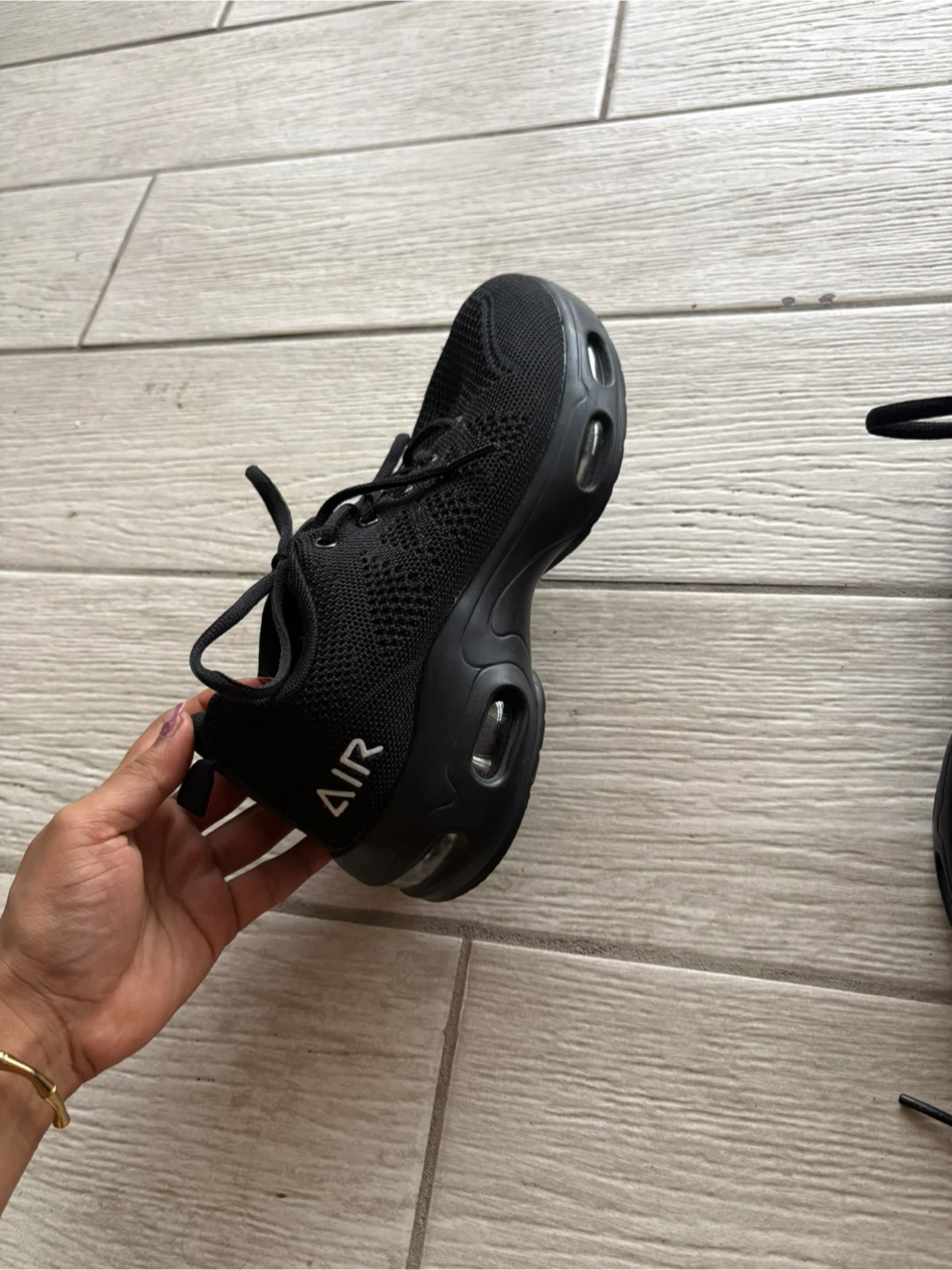 Black AIR Chunky Sneakers - photo 3