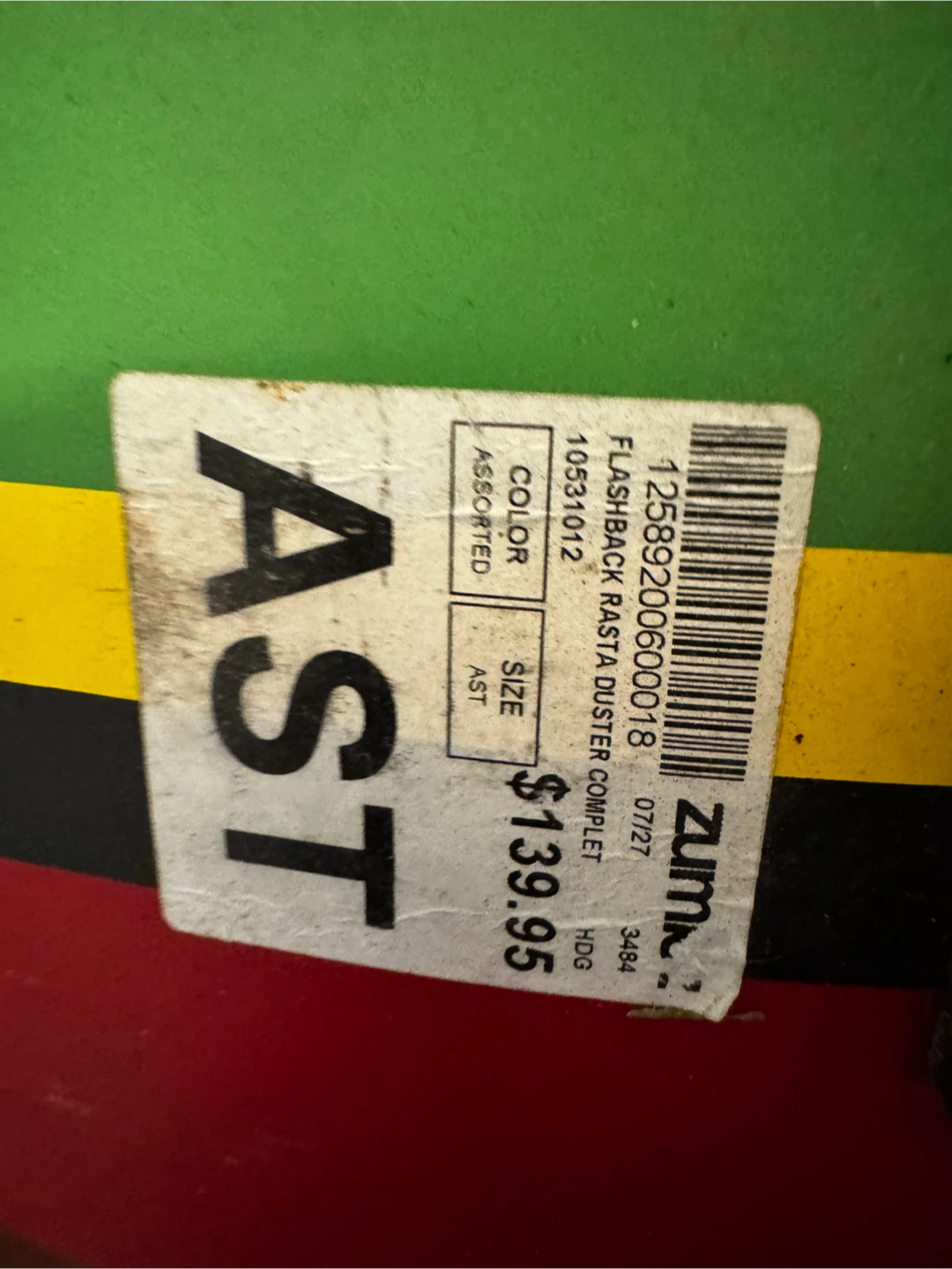 AST Flashback Rasta Duster Complete Skateboard - photo 3