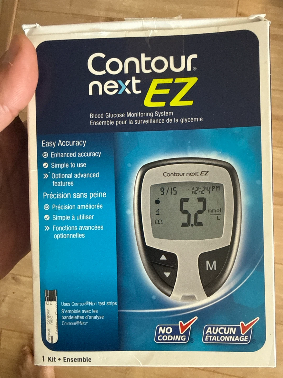 Contour Next EZ Blood Glucose Monitoring System Kit