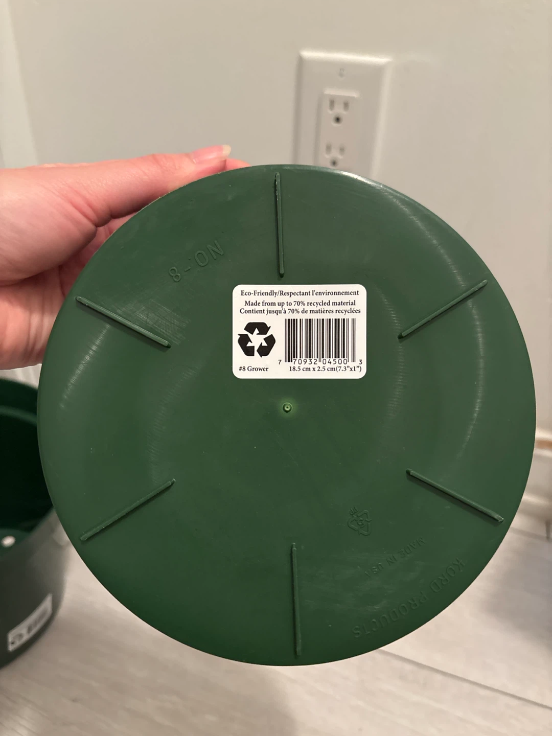 Dark Green #10 Grower Plant Pot - photo 5