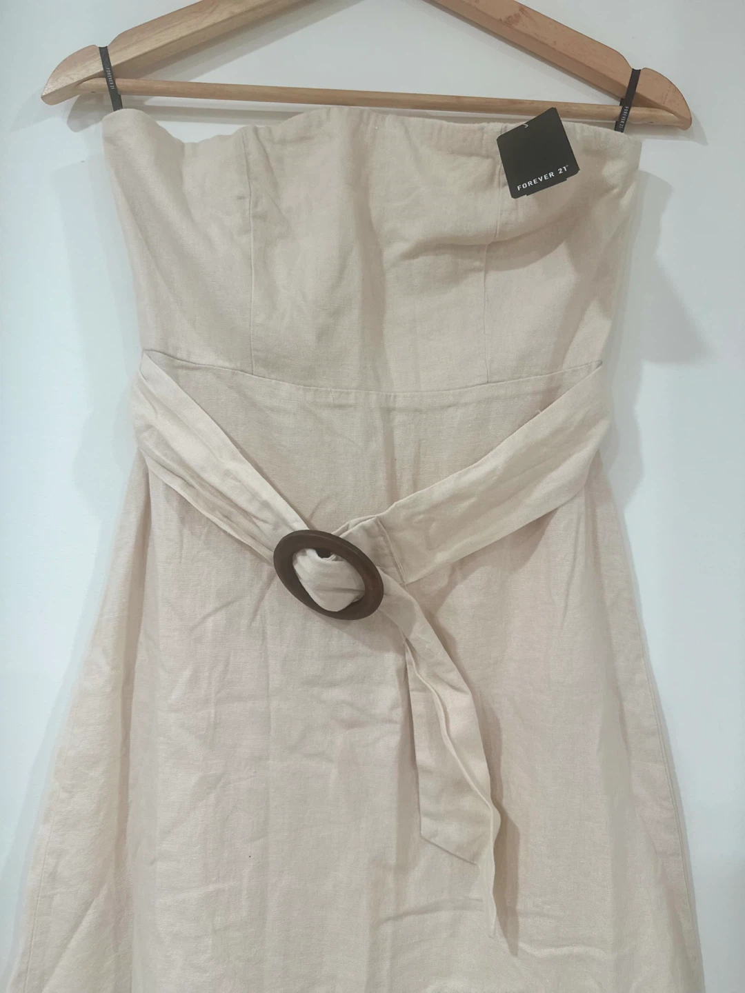Forever 21 Strapless Tube Dress with Belt - photo 2