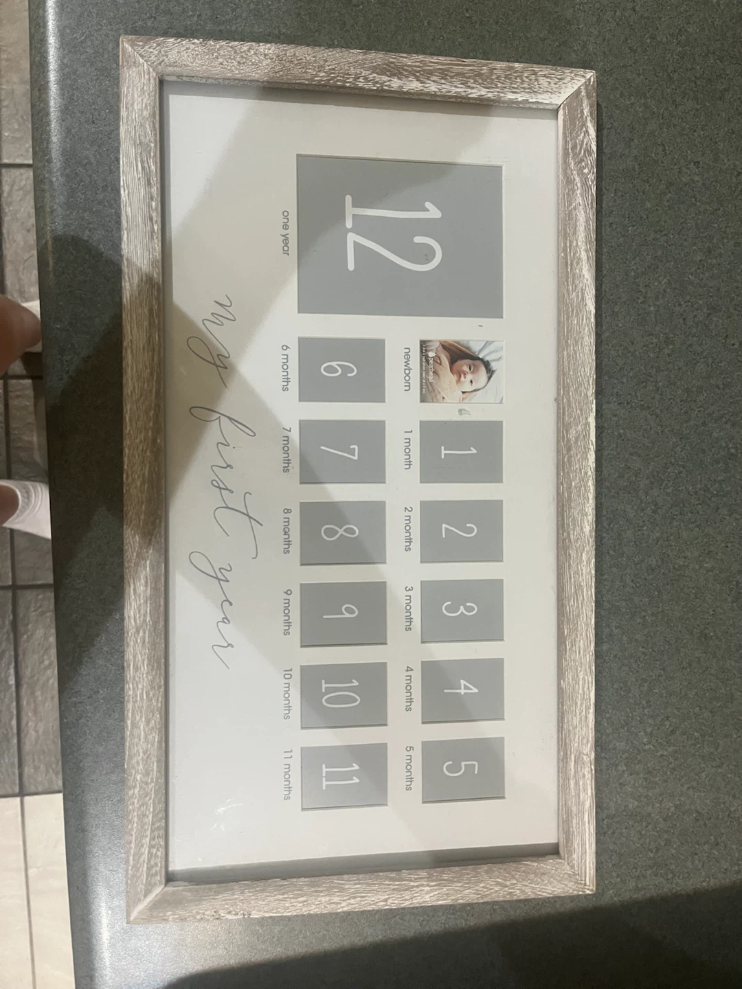 My First Year Photo Frame