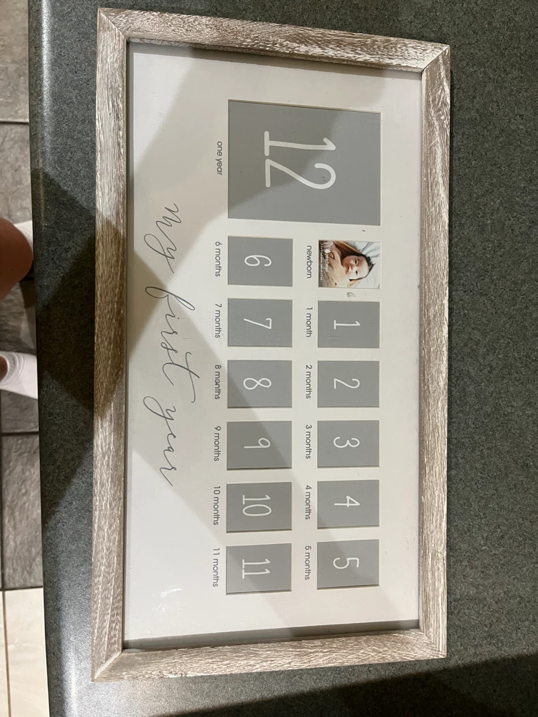 My First Year Photo Frame - photo 2