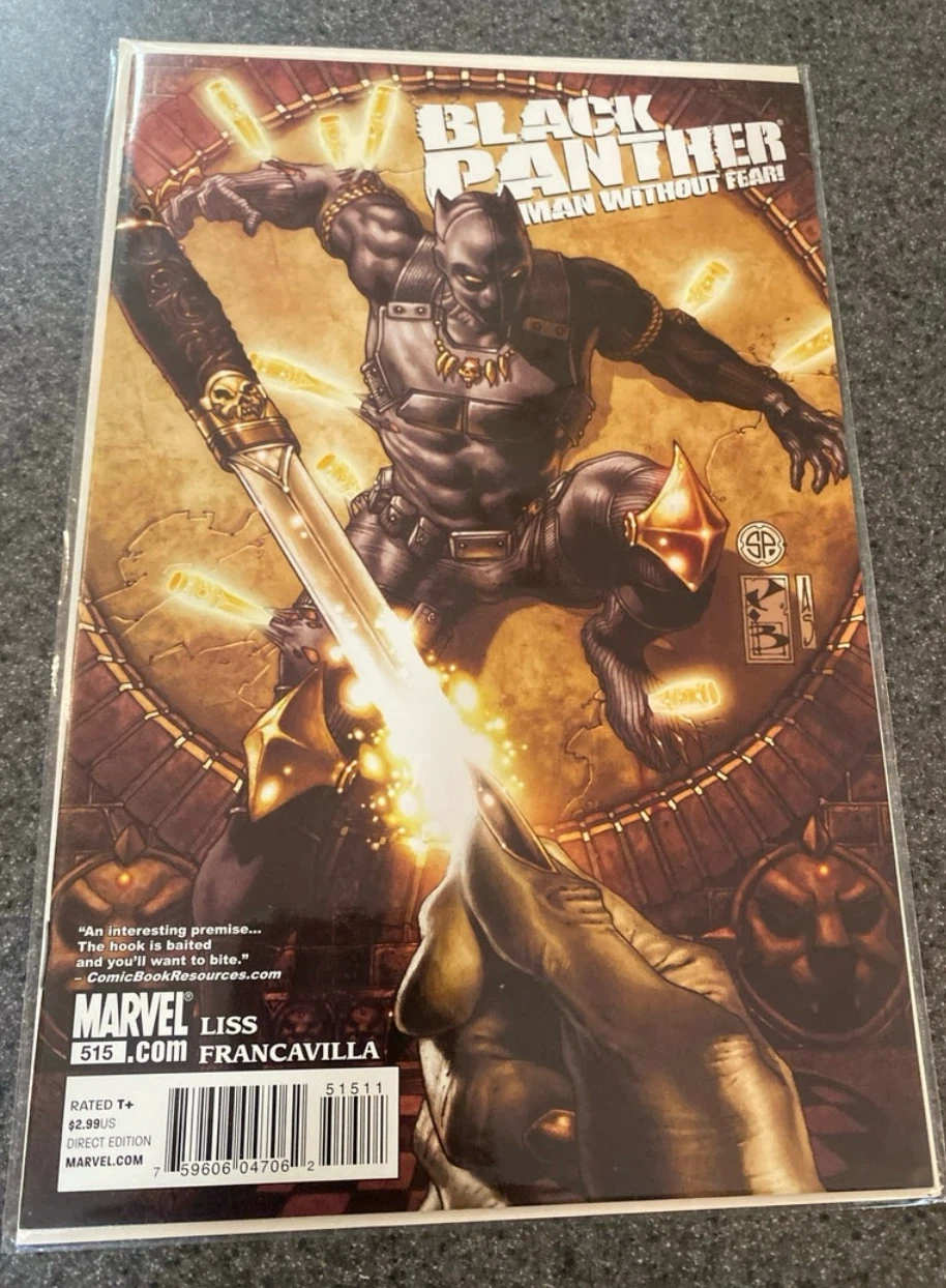 Black Panther: Man Without Fear! Comic w/ Francavilla Cover