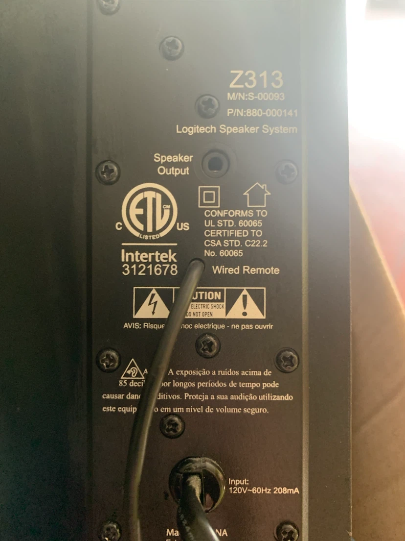 Logitech Z313 Speaker System - photo 2