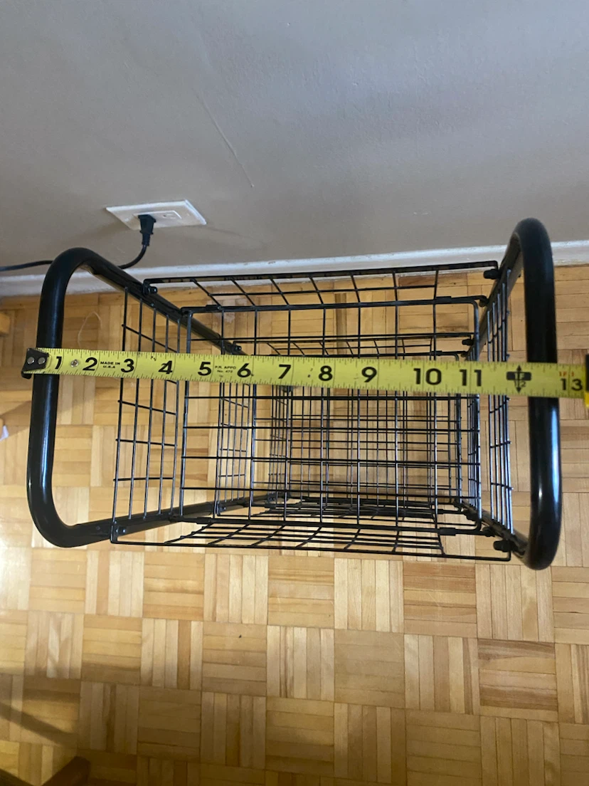 3-Tier Wire Basket Shelf Unit - photo 3