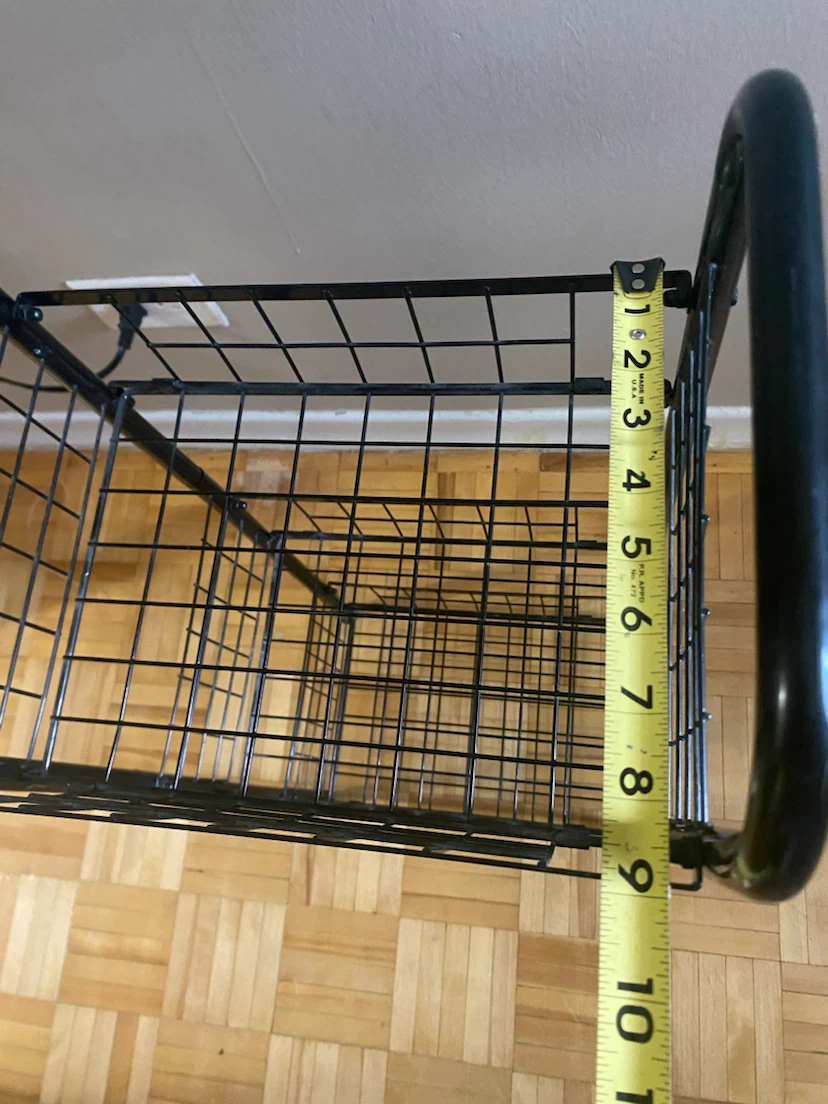 3-Tier Wire Basket Shelf Unit - photo 4