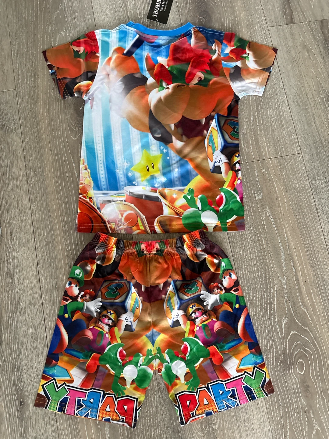 Brand new THOMBASE Super Mario T-Shirt and Shorts Set - photo 5