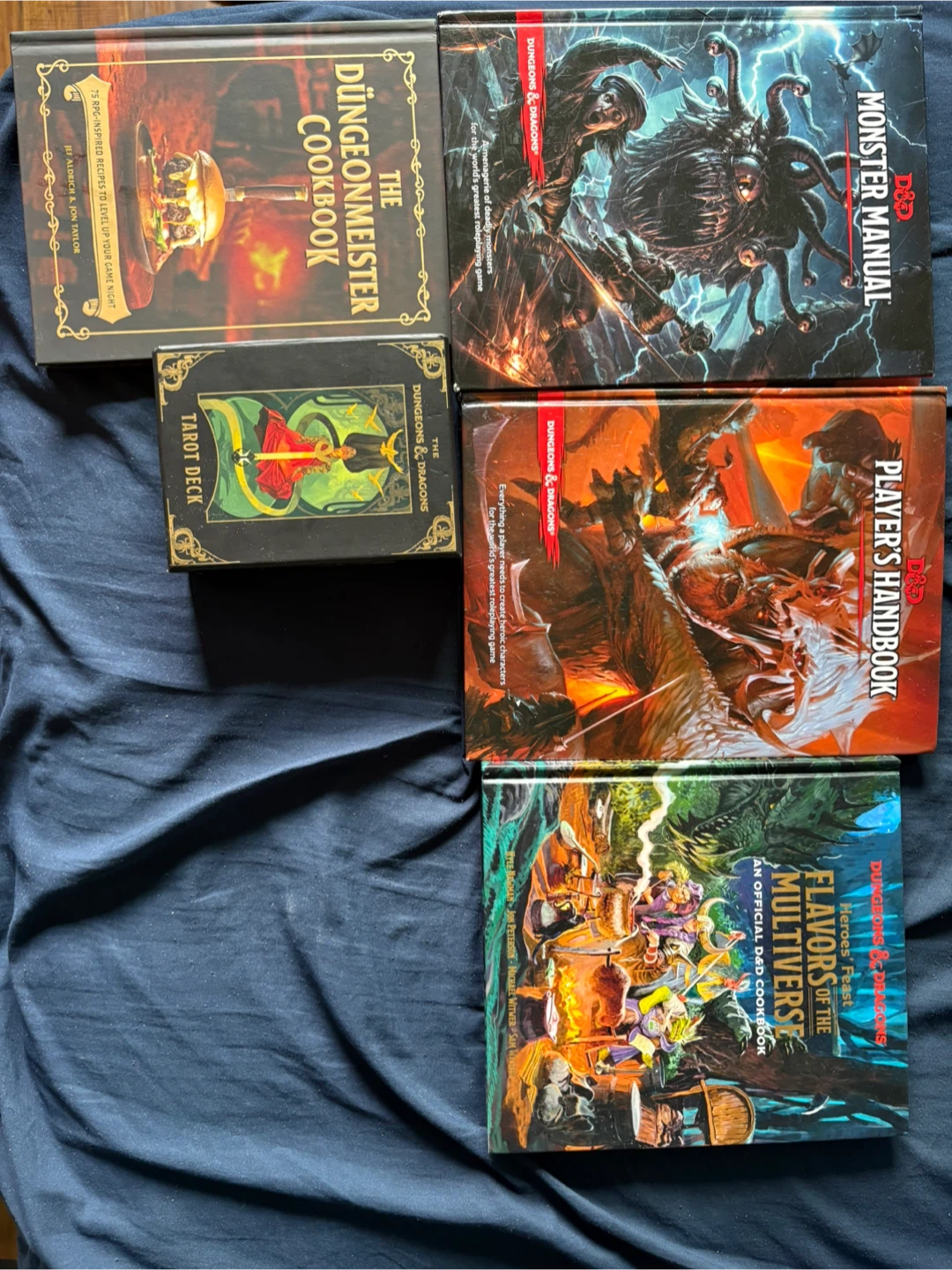 Dungeons & Dragons Books and Tarot Deck