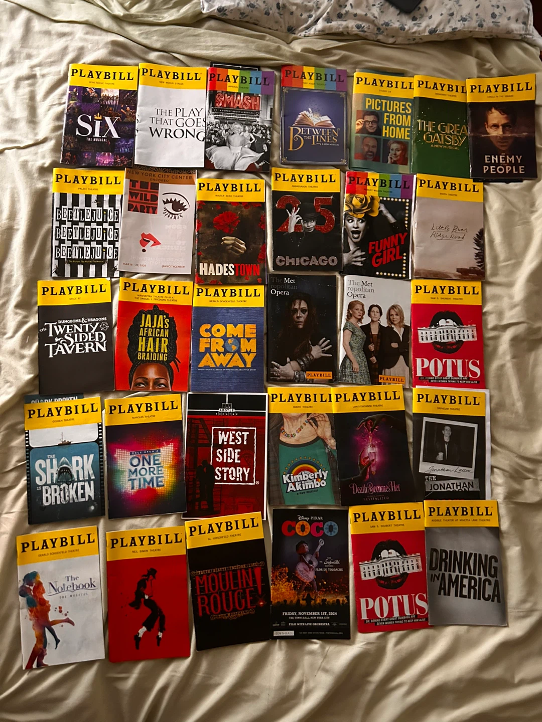 Collection of Playbills from various Broadway shows - photo 2