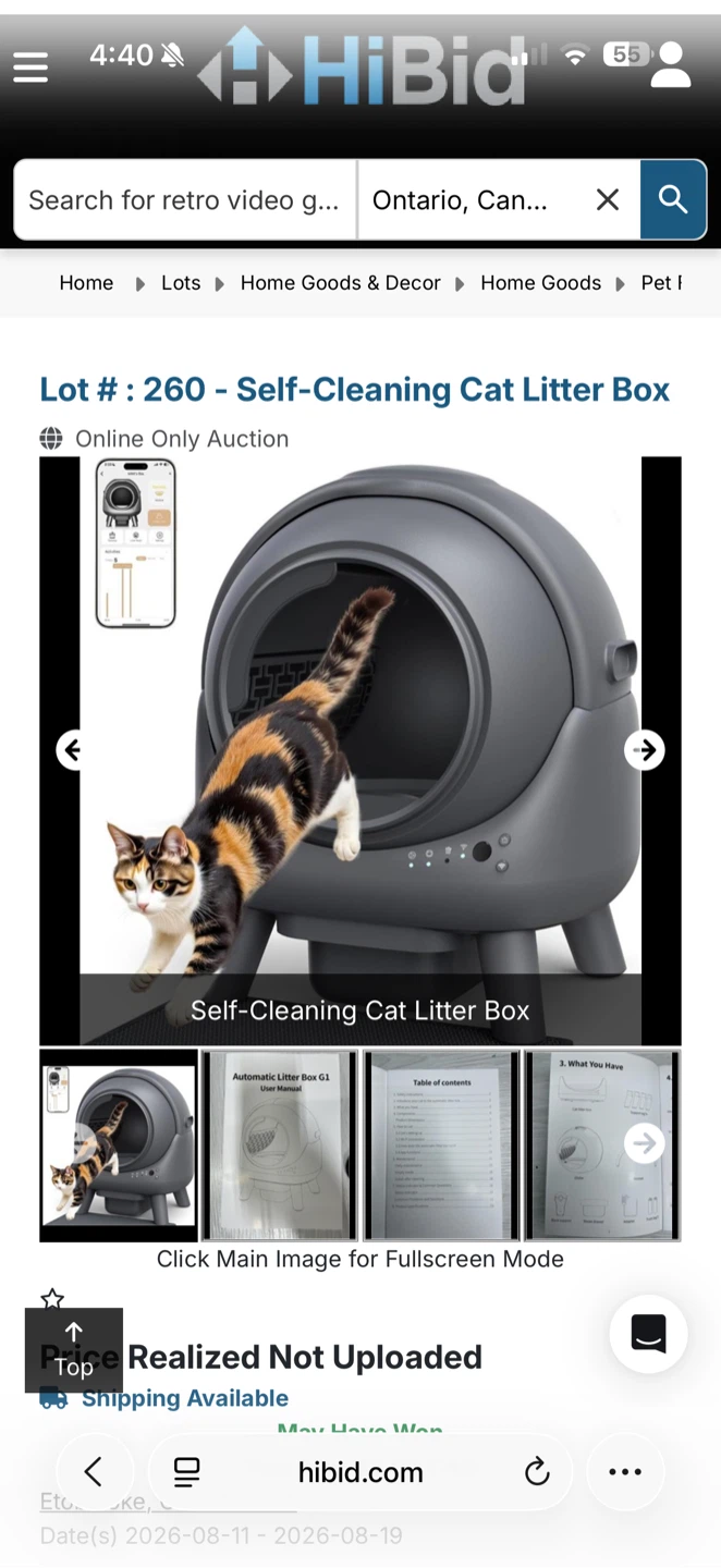 New FeelNeedy Self-Cleaning Cat Litter Box