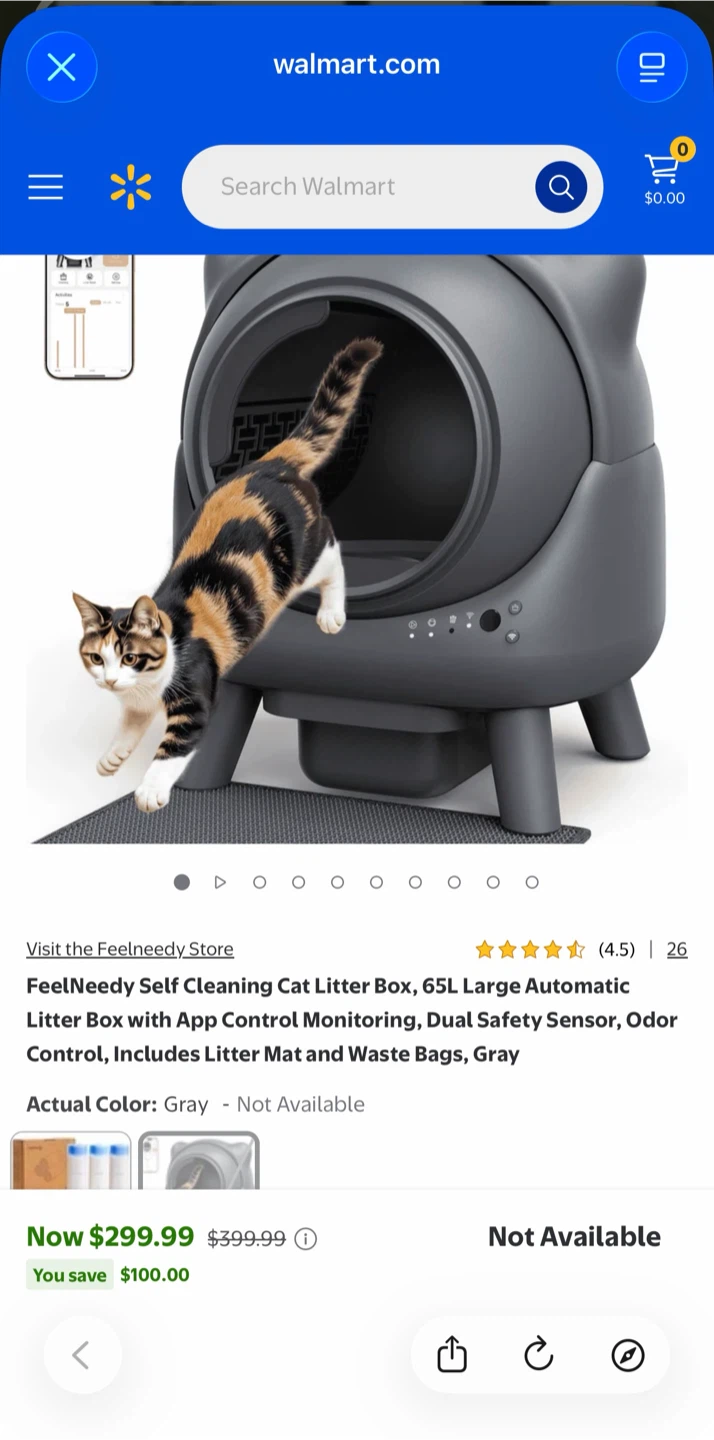 New FeelNeedy Self-Cleaning Cat Litter Box - photo 5