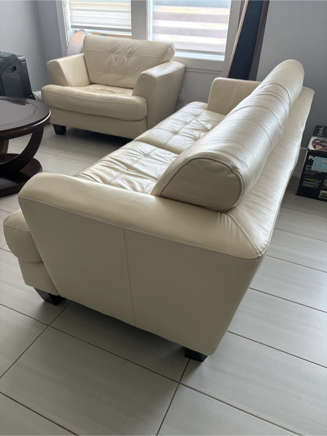 Leather sofa