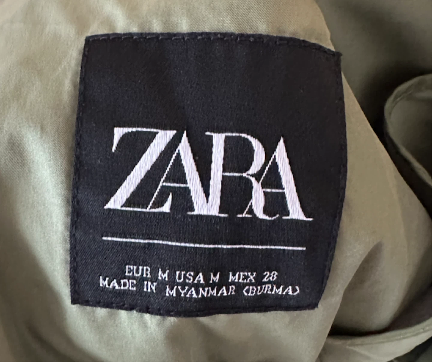 ZARA Olive Green Bomber - photo 2